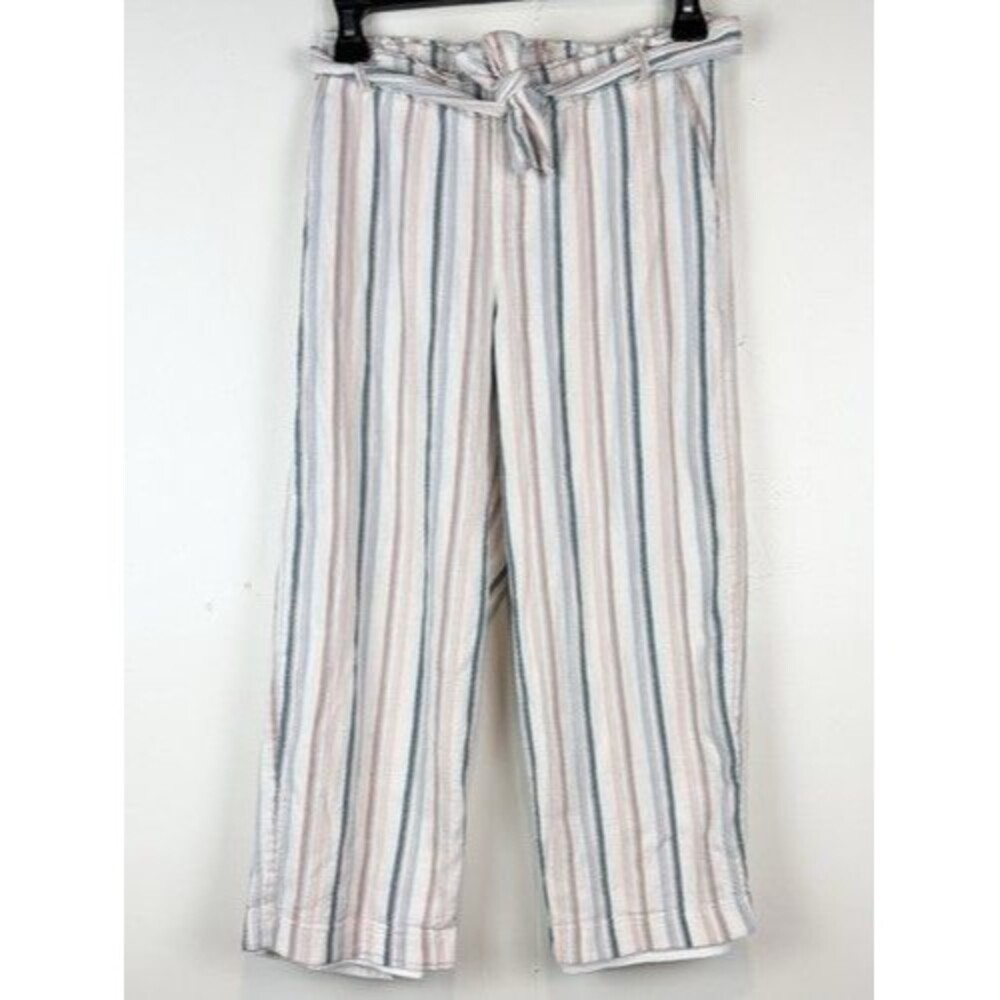 Abercrombie Kids Girls Pants Striped Wide-Leg Boho Relaxed Lined Size 11/12